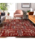 Addison Mayfield Red AMF868 - 8ft. Round Rug