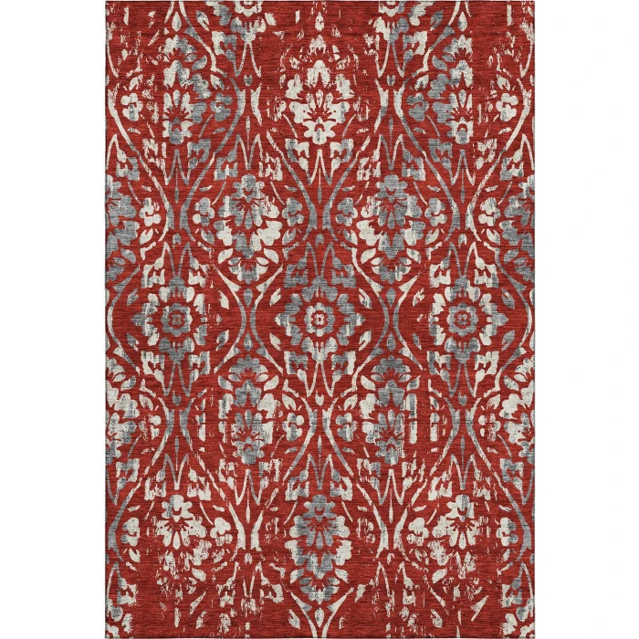 Addison Mayfield Red AMF868 - 8ft. Round Rug