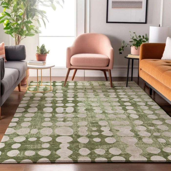 Addison Mayfield Green AMF869 8ft. x 10ft. Rect. Rug