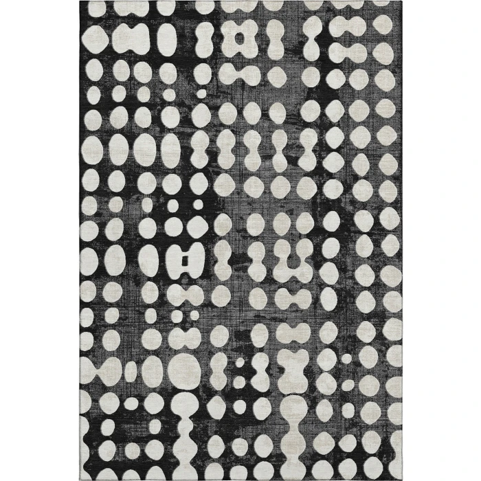 Addison Mayfield Black AMF869 8ft. x 10ft. Rect. Rug