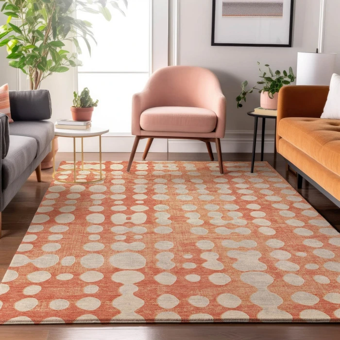 Addison Mayfield Orange AMF869 2ft. 3in. x 7ft. 6in. Rect. Rug