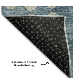 Addison Mayfield Blue AMF869 - 8ft. Round Rug