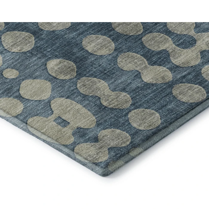 Addison Mayfield Blue AMF869 - 8ft. Round Rug