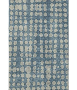 Addison Mayfield Blue AMF869 - 8ft. Round Rug