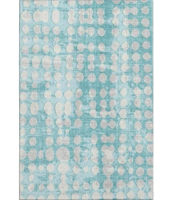 Addison Mayfield Teal AMF869 - 8ft. Round Rug