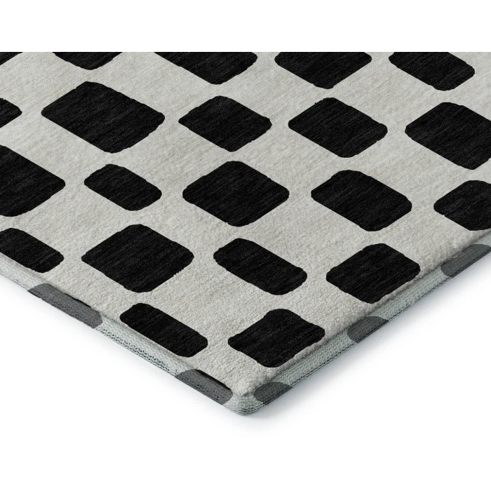 Addison Mayfield Black AMF871 - 8ft. Round Rug