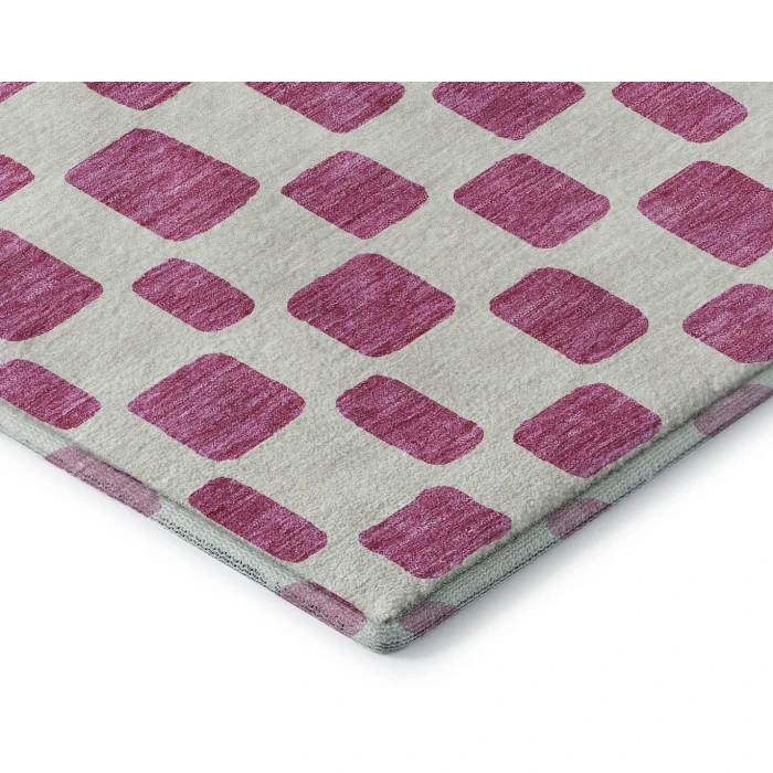 Addison Mayfield Pink AMF871 - 8ft. Round Rug