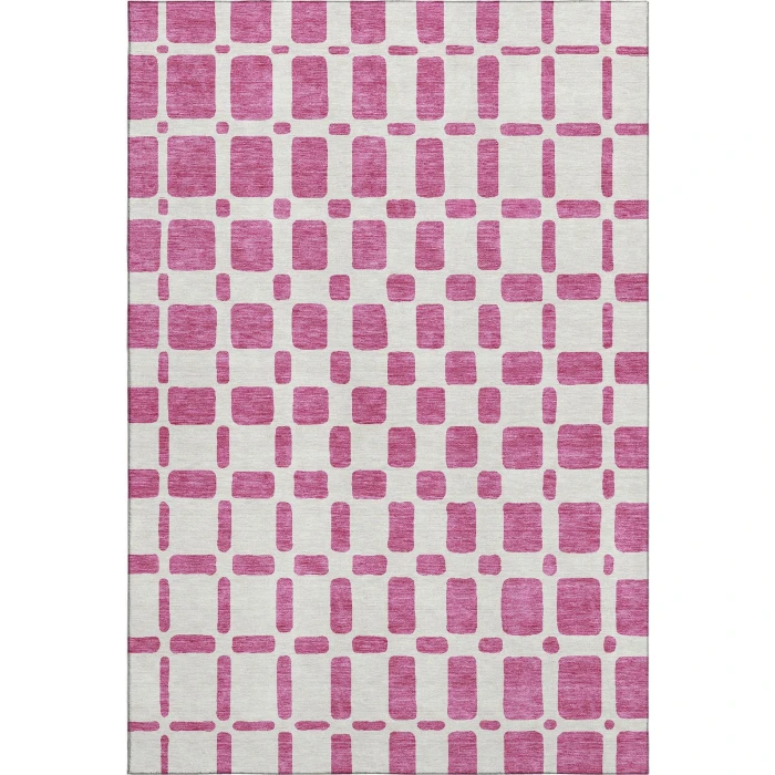 Addison Mayfield Pink AMF871 - 8ft. Round Rug