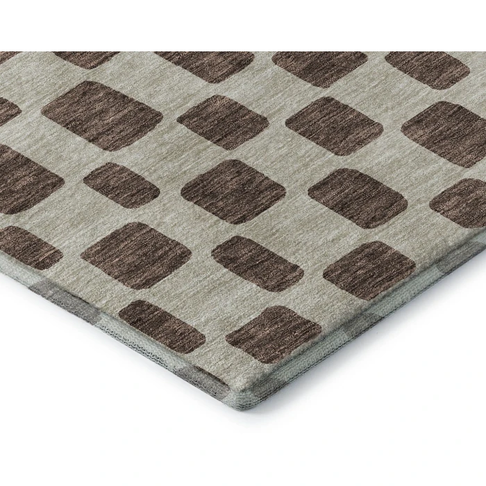 Addison Mayfield Brown AMF871 - 8ft. Round Rug
