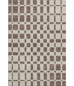 Addison Mayfield Brown AMF871 - 8ft. Round Rug