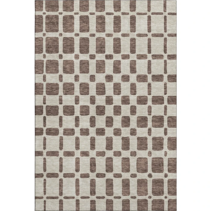 Addison Mayfield Brown AMF871 - 8ft. Round Rug