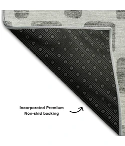 Addison Mayfield Gray AMF871 - 8ft. Round Rug