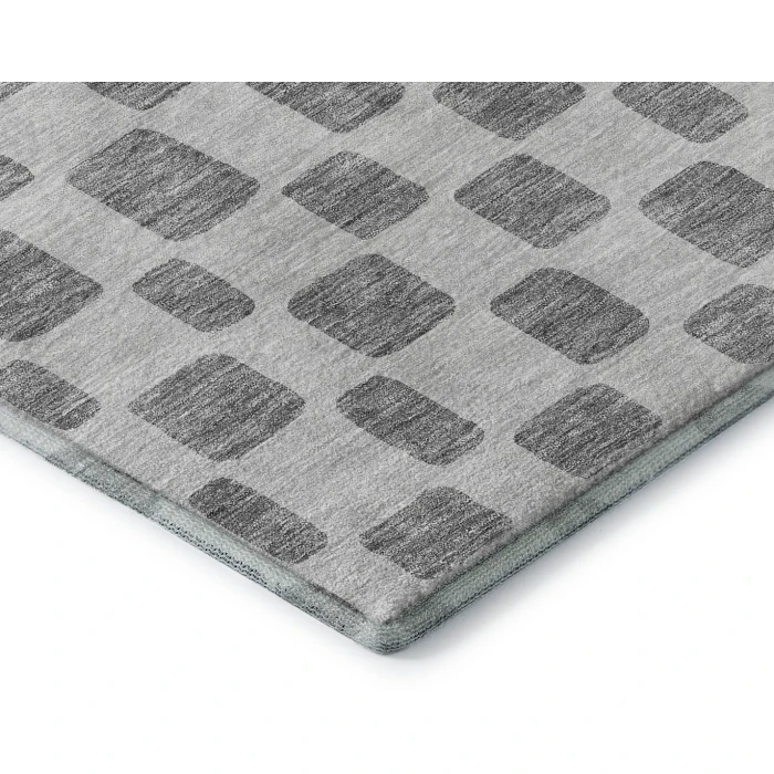 Addison Mayfield Gray AMF871 - 8ft. Round Rug