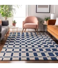 Addison Mayfield Blue AMF871 - 8ft. Round Rug