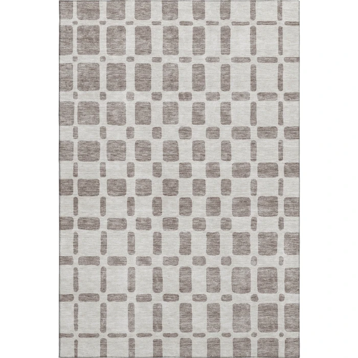 Addison Mayfield Brown AMF871 - 8ft. Round Rug