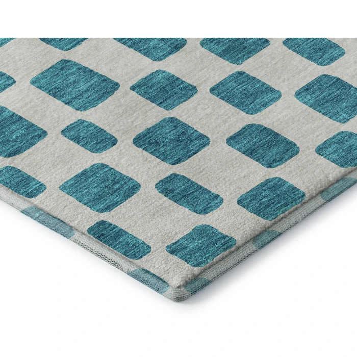 Addison Mayfield Teal AMF871 5ft. x 7ft. 6in. Rect. Rug
