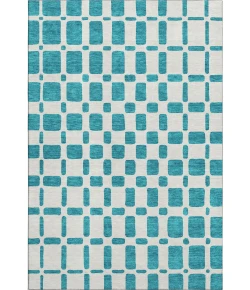 Addison Mayfield Teal AMF871 5ft. x 7ft. 6in. Rect. Rug