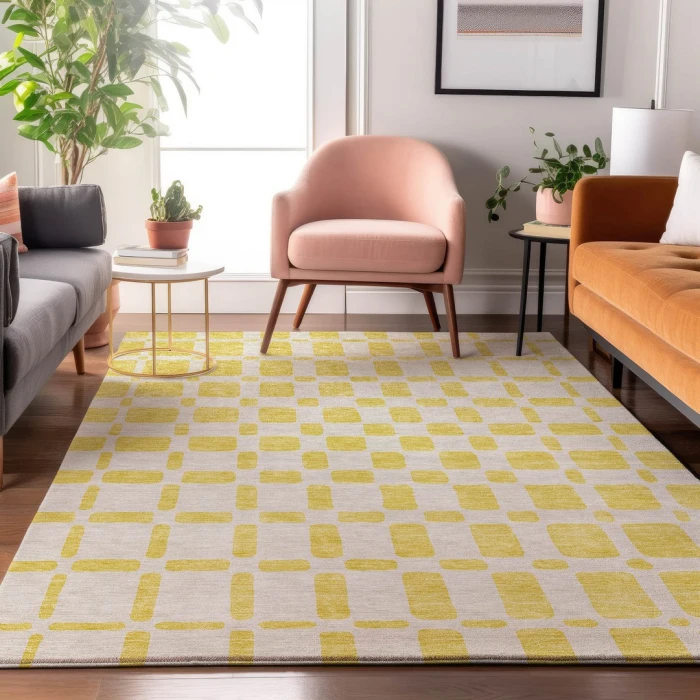 Addison Mayfield Gold AMF871 2ft. 3in. x 7ft. 6in. Rect. Rug
