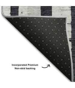 Addison Mayfield Black AMF872 9ft. x 12ft. Rect. Rug