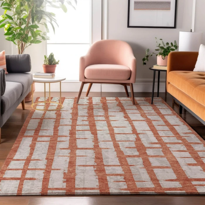 Addison Mayfield Orange AMF872 8ft. x 10ft. Rect. Rug