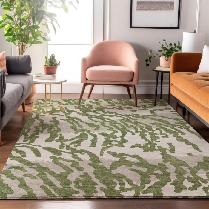 Addison Mayfield Green AMF873 9ft. x 12ft. Rect. Rug
