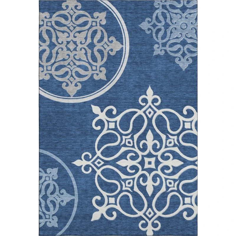 Addison Mayfield Blue AMF874 2ft. 3in. x 7ft. 6in. Rect. Rug