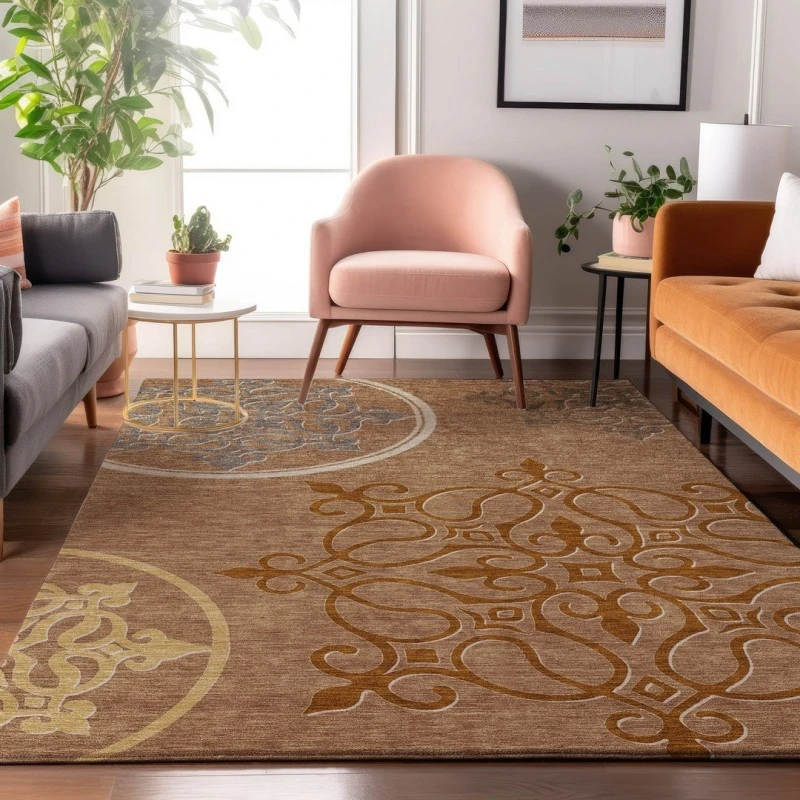 Addison Mayfield Orange AMF874 2ft. 3in. x 7ft. 6in. Rect. Rug