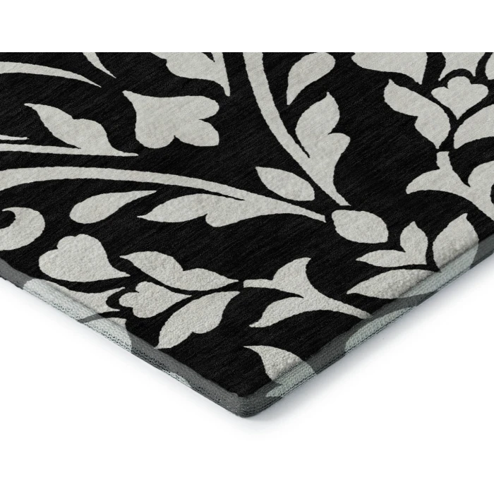 Addison Mayfield Black AMF875 2ft. 3in. x 7ft. 6in. Rect. Rug
