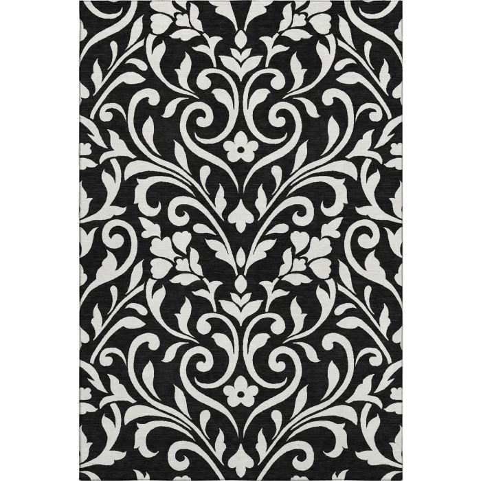 Addison Mayfield Black AMF875 2ft. 3in. x 7ft. 6in. Rect. Rug