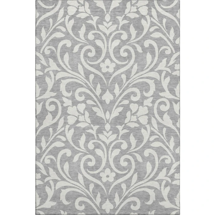 Addison Mayfield Gray AMF875 - 8ft. Round Rug