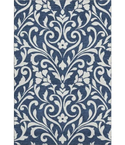 Addison Mayfield Blue AMF875 - 8ft. Round Rug