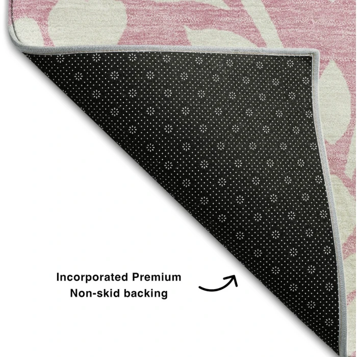 Addison Mayfield Pink AMF875 - 8ft. Round Rug