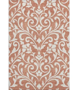 Addison Mayfield Orange AMF875 - 8ft. Round Rug
