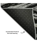 Addison Mayfield Black AMF876 - 8ft. Round Rug