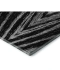 Addison Mayfield Black AMF876 - 8ft. Round Rug