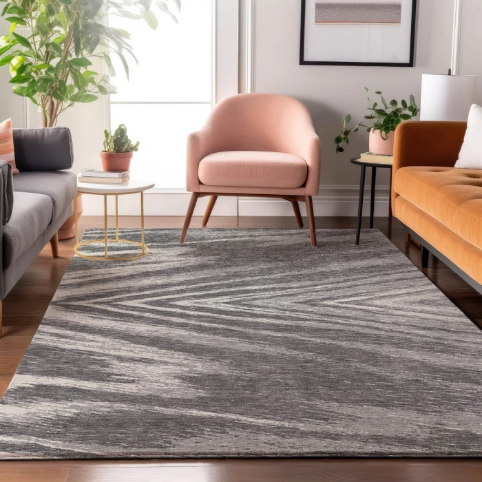 Addison Mayfield Gray AMF876 8ft. x 10ft. Rect. Rug