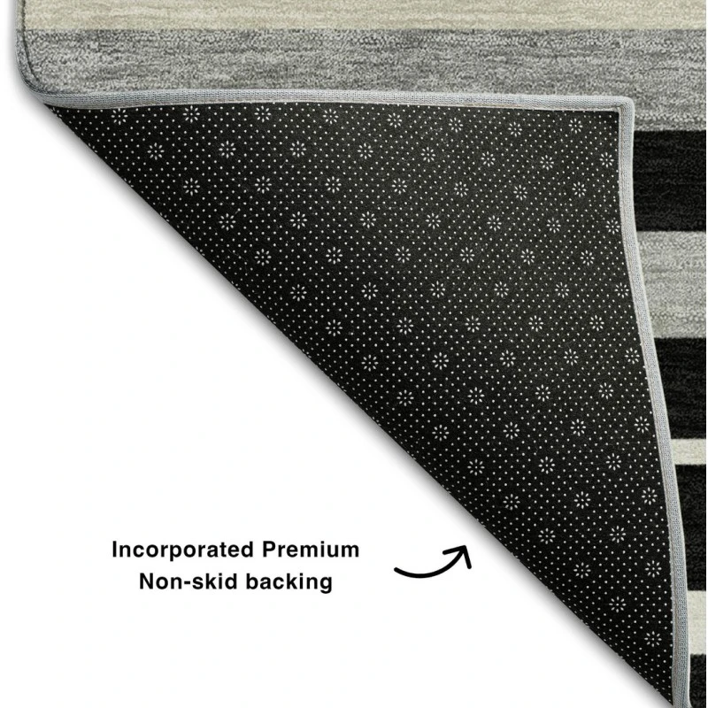 Addison Mayfield Black AMF879 2ft. 3in. x 7ft. 6in. Rect. Rug