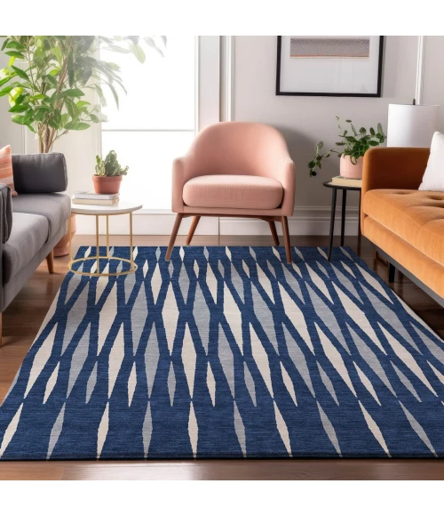 Addison Mayfield Blue AMF881 8ft. x 10ft. Rect. Rug