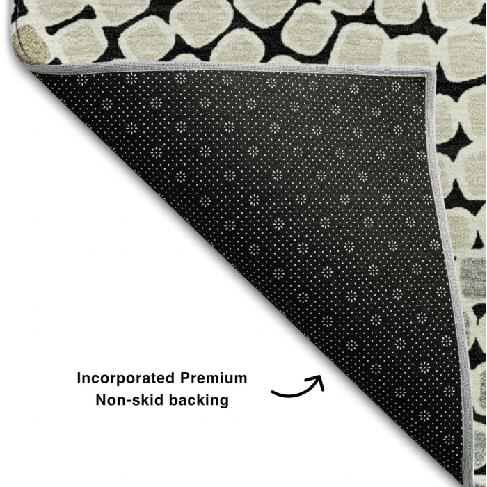 Addison Mayfield Black AMF882 2ft. 3in. x 7ft. 6in. Rect. Rug