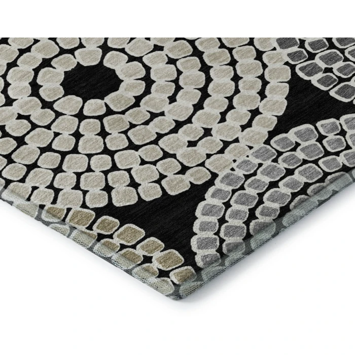 Addison Mayfield Black AMF882 2ft. 3in. x 7ft. 6in. Rect. Rug