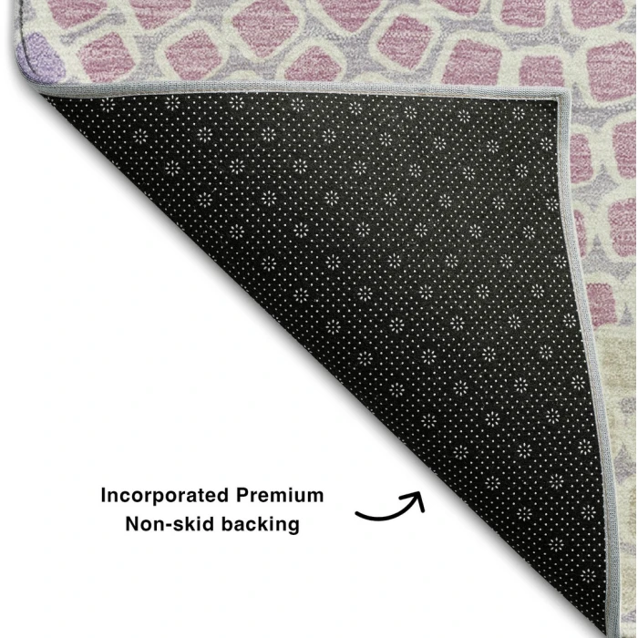 Addison Mayfield Purple AMF882 - 8ft. Round Rug