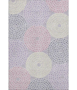 Addison Mayfield Purple AMF882 - 8ft. Round Rug