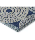 Addison Mayfield Blue AMF882 - 8ft. Round Rug