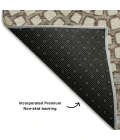 Addison Mayfield Brown AMF882 - 8ft. Round Rug