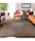 Addison Mayfield Brown AMF882 - 8ft. Round Rug