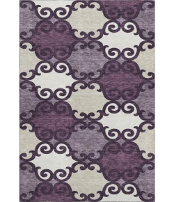 Addison Mayfield Purple AMF883 8ft. x 10ft. Rect. Rug