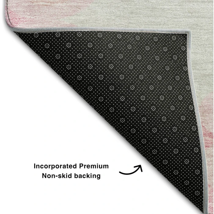 Addison Mayfield Pink AMF883 - 8ft. Round Rug