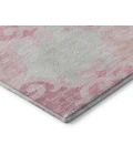 Addison Mayfield Pink AMF883 - 8ft. Round Rug