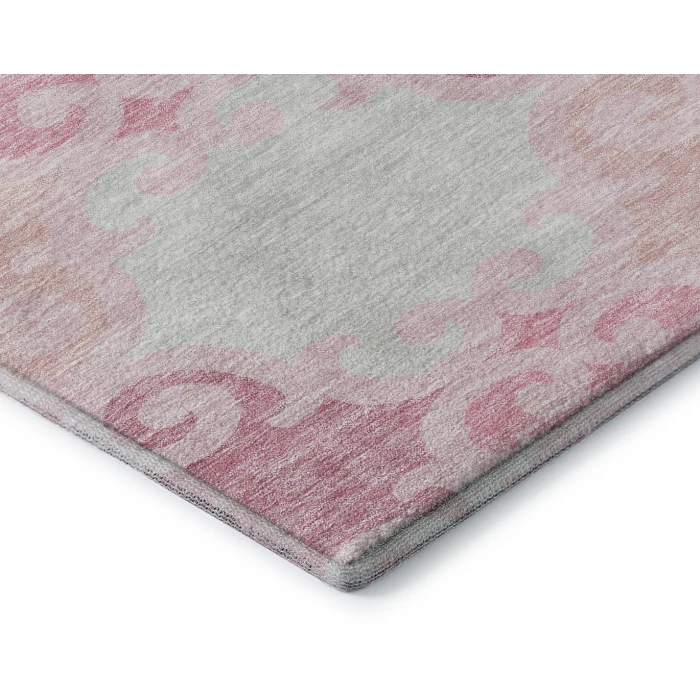 Addison Mayfield Pink AMF883 - 8ft. Round Rug