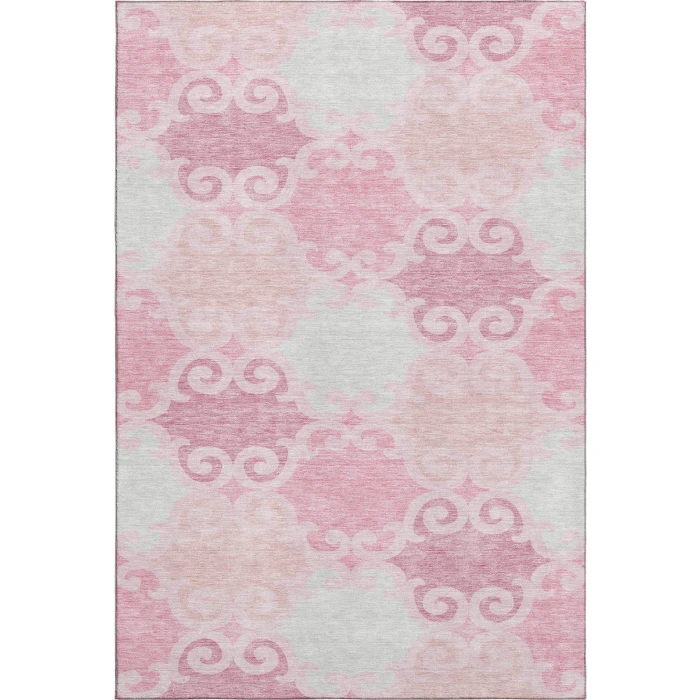 Addison Mayfield Pink AMF883 - 8ft. Round Rug